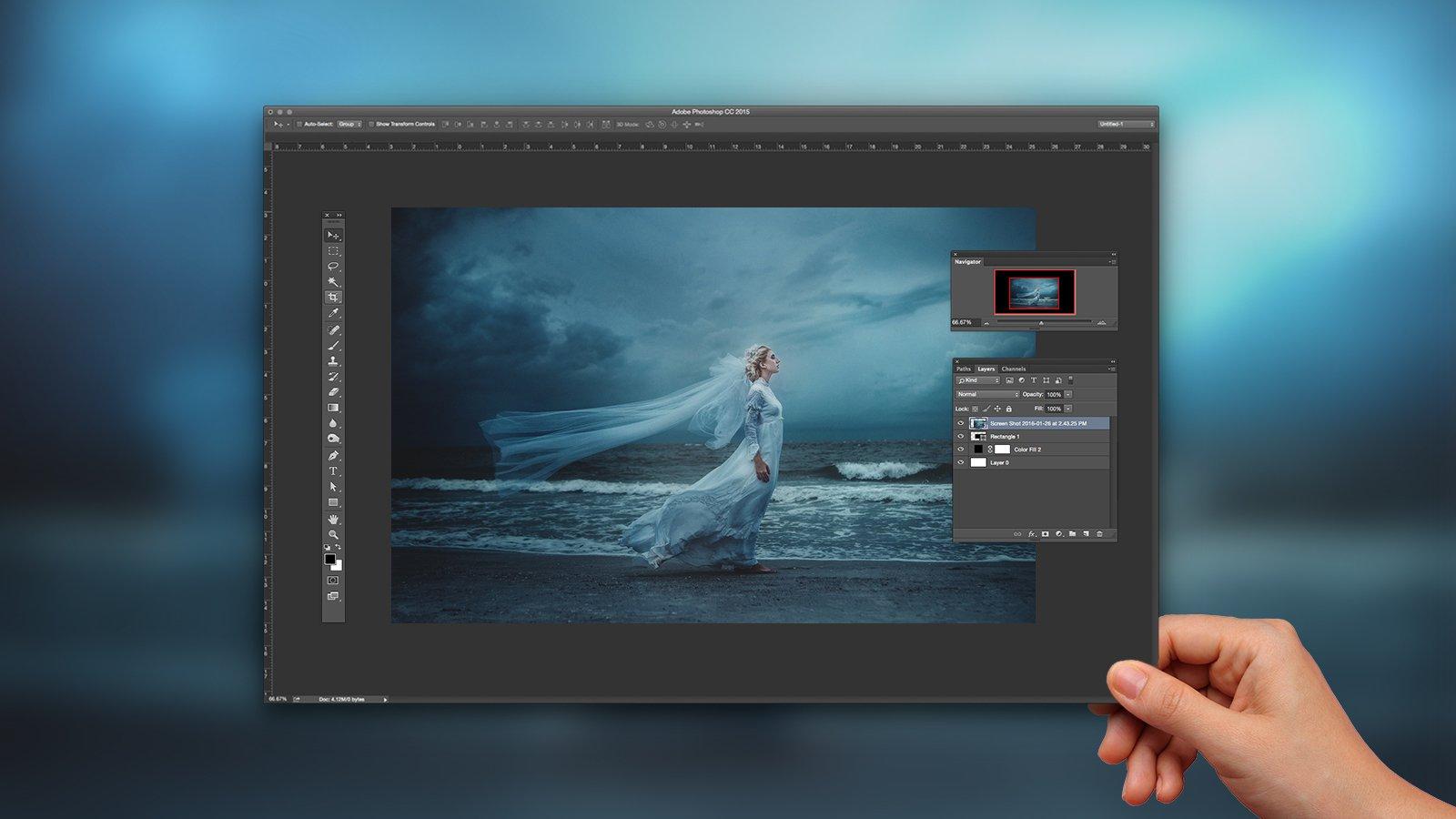Adobe планирует выпустить полную версию Photoshop для Apple iPad
